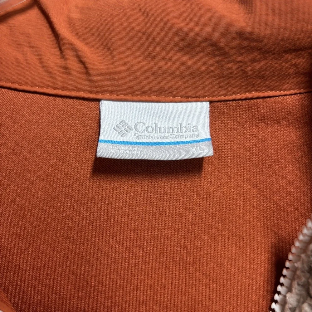 Columbia Texas Longhorns Sherpa Jacket Women's Cream Orange Full Zip XL Fleece - Picture 2 of 6